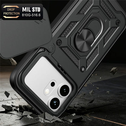 Case for Honor 600, OEM, CamShield, Black