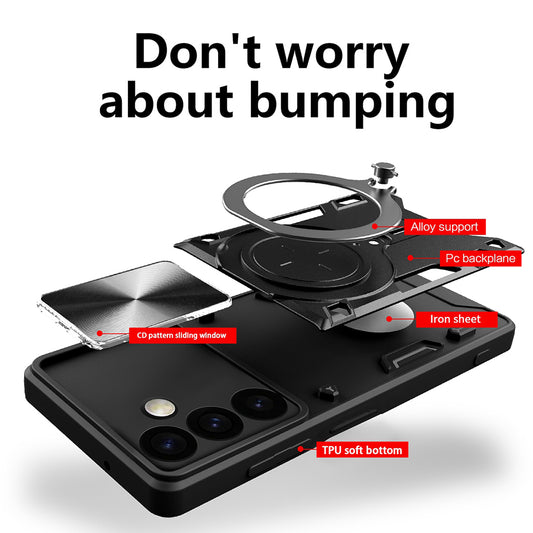 Case for Honor 600 Lite, Techsuit, CamGuard Pro, Purple
