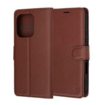 Case for Honor 600 Lite, Techsuit, Leather Folio, Brown