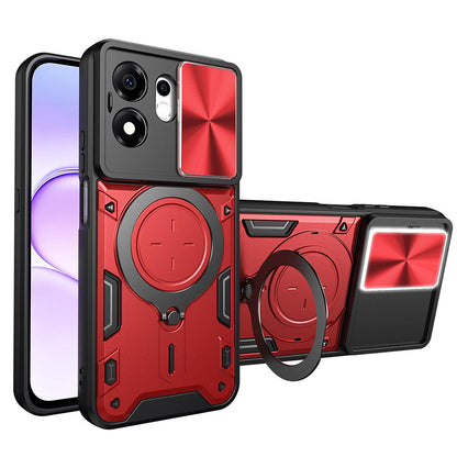 Case for Honor 600 Smart, Techsuit, CamGuard Pro, Red