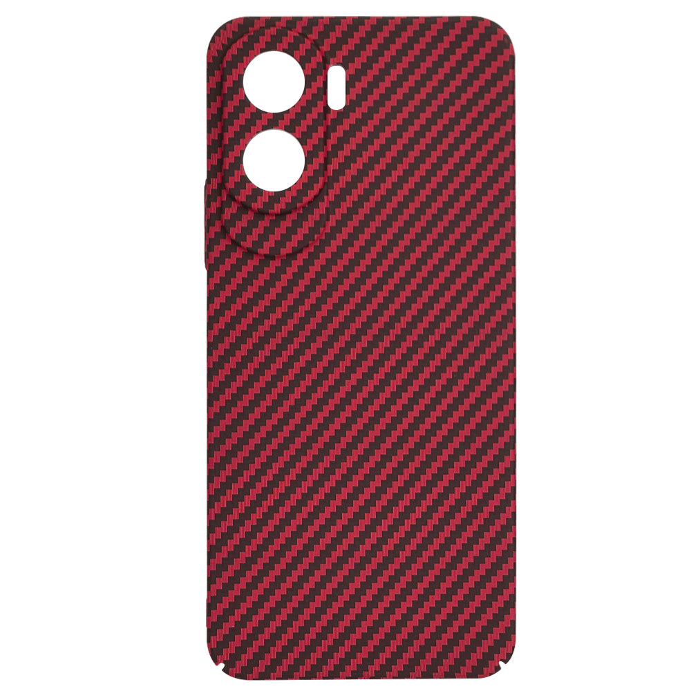 Case for Honor 90 Lite, Techsuit, Carbonite FiberShell, Red