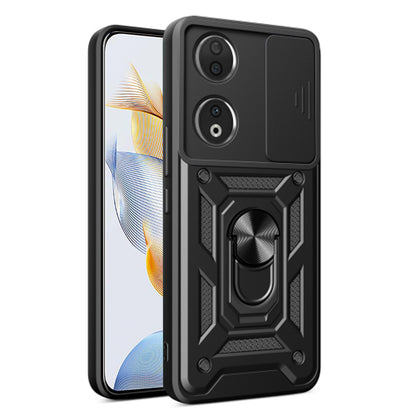 Case for Honor 90, Techsuit, CamShield, Black
