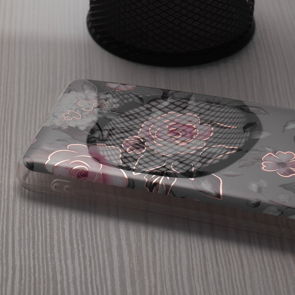 Case for Honor Magic6 Lite, Techsuit, Marble, Gray