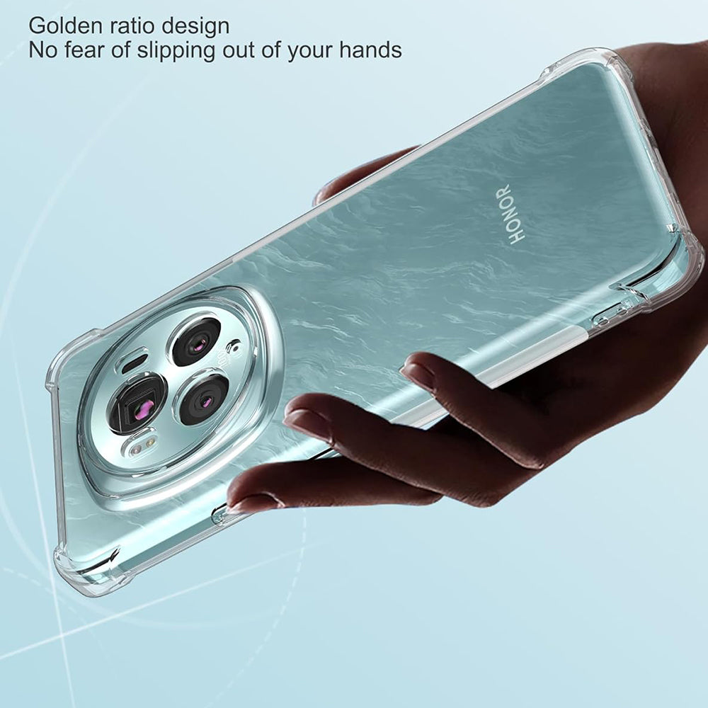 Case for Honor Magic6 Pro, Techsuit, Shockproof Clear, Transparent