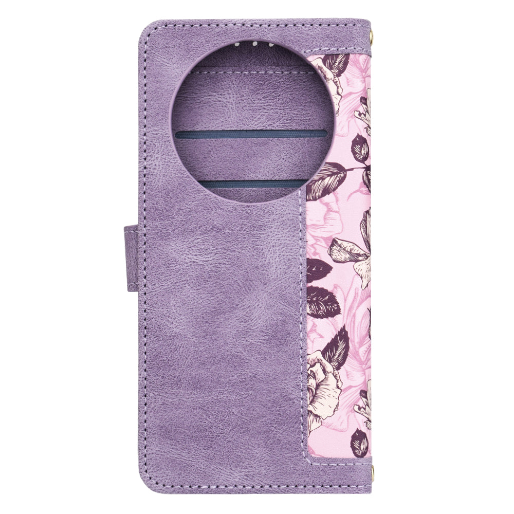 Case for Honor Magic8 Lite, Techsuit, FlipCraft, Purple