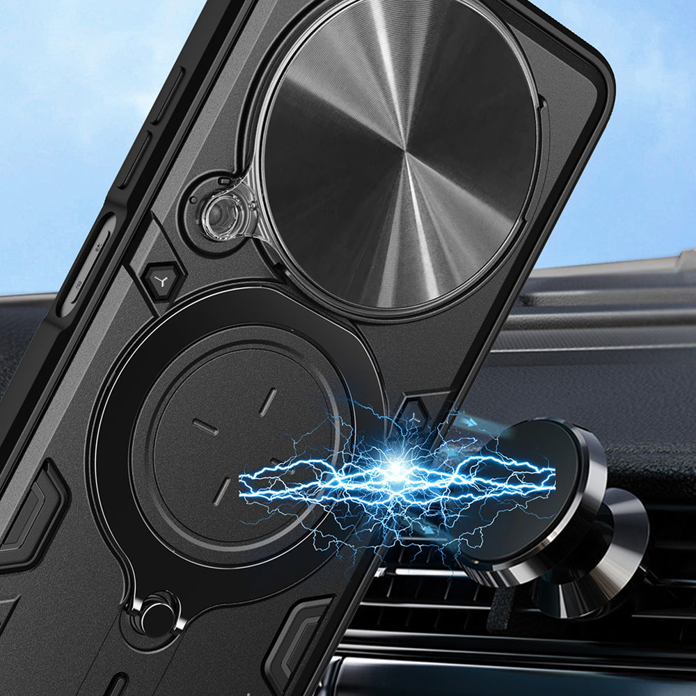 Case for Honor Magic8 Pro, Techsuit, CamGuard Pro, Black