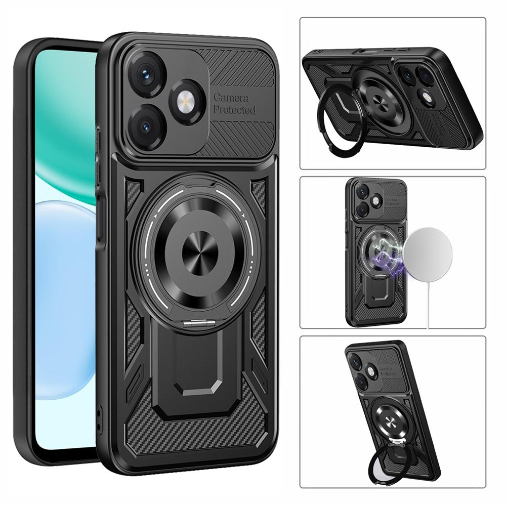Case for Honor X5c Plus, Techsuit, RuggedCam, Purple