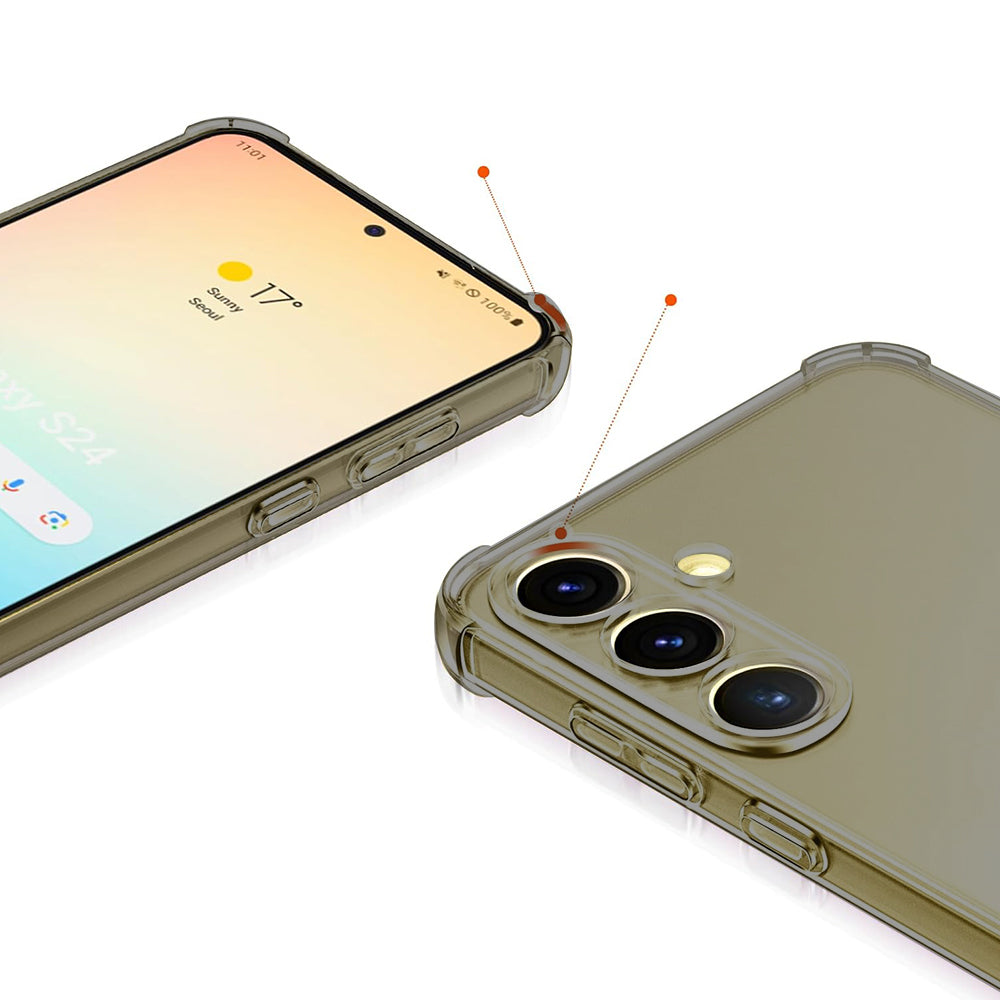 Case for Honor X5c Plus, Techsuit, Shockproof Clear, Smoky