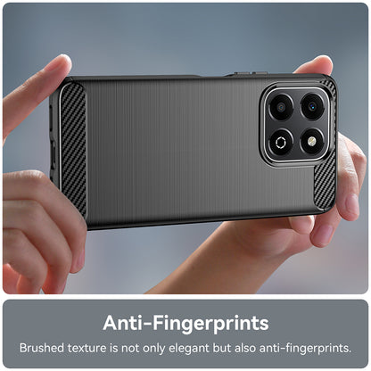 Case for Honor X6b, Techsuit, Carbon, Black
