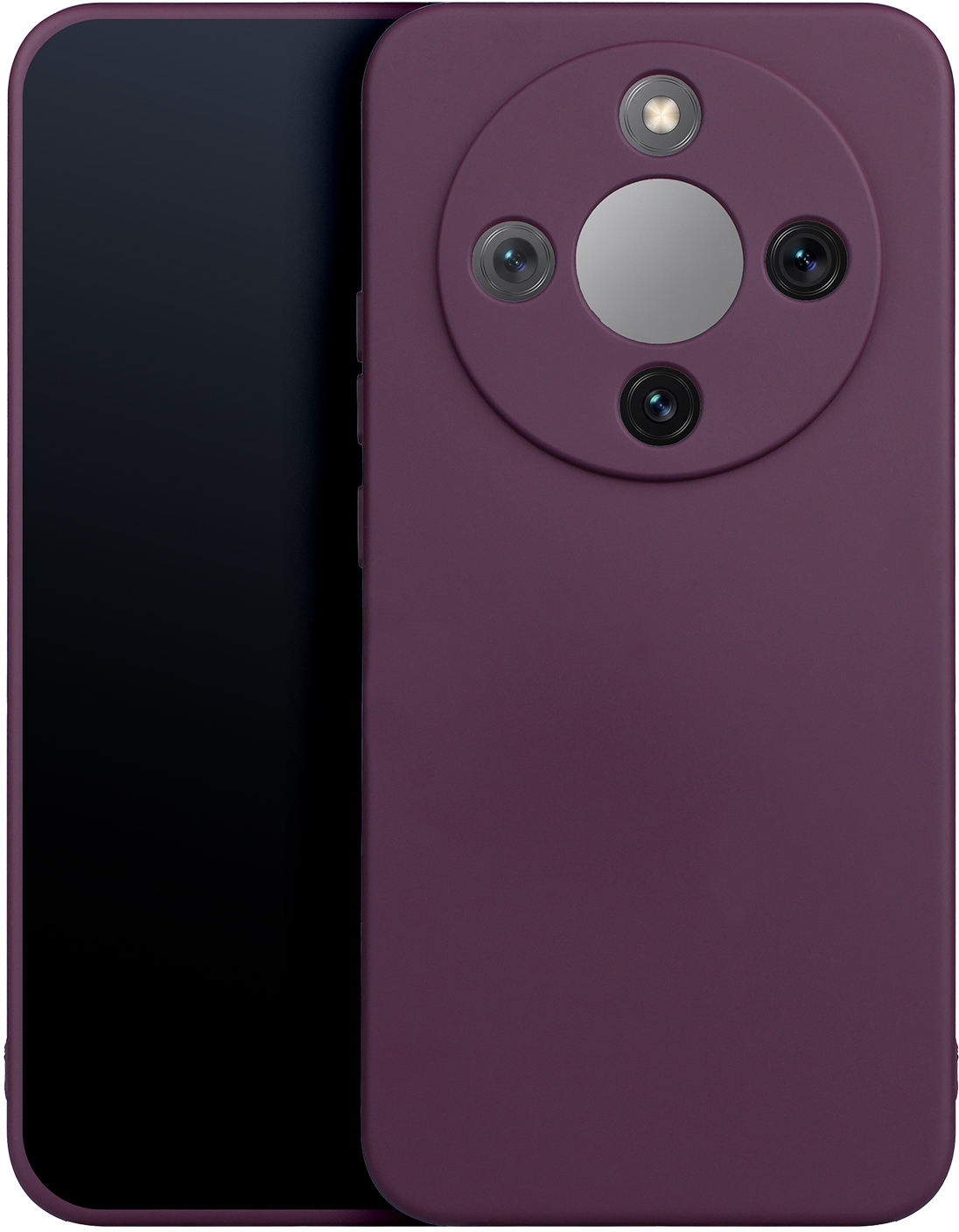 Case for Honor X70 / X9d / Magic8 Lite, OEM, Silicone, Burgundy