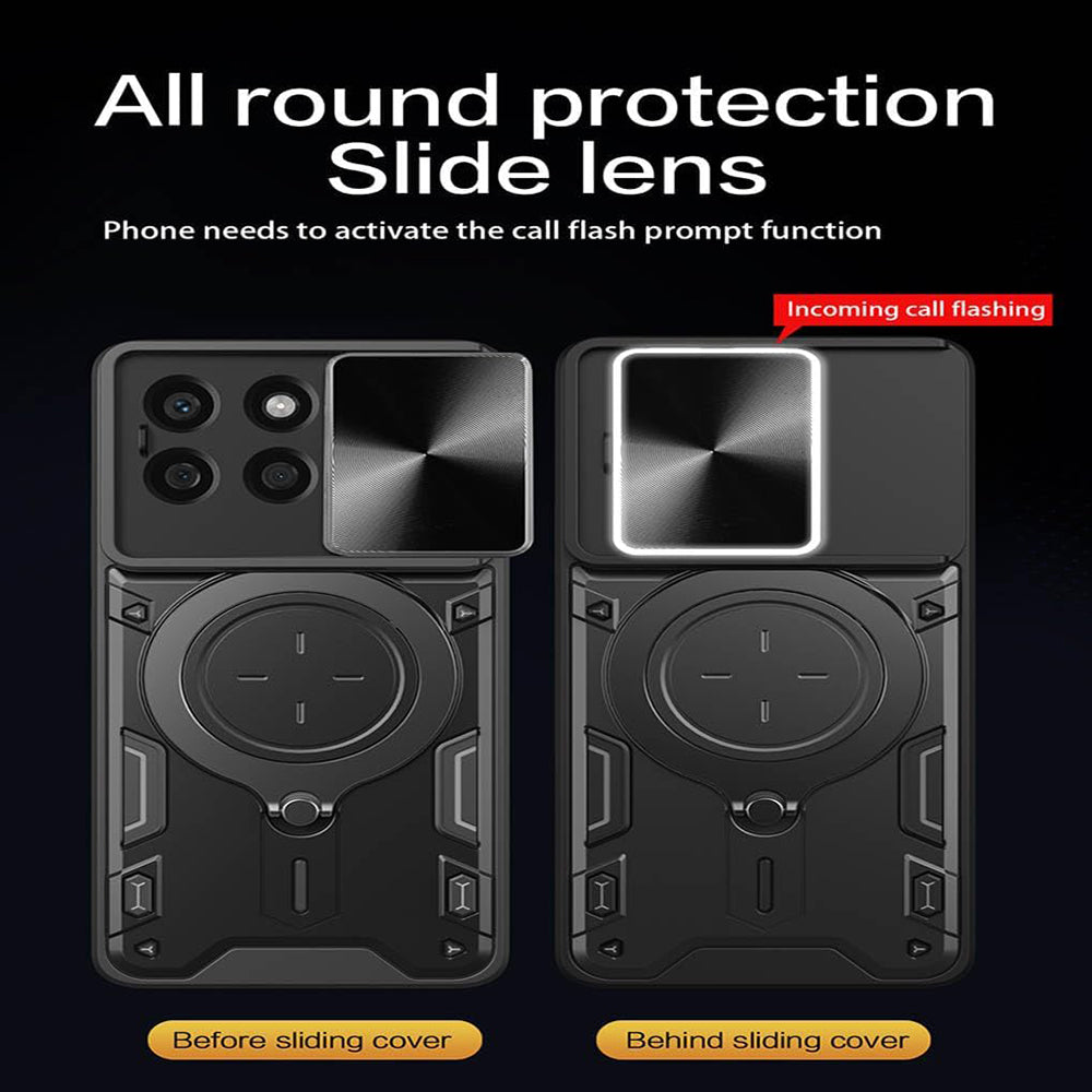 Case for Honor X8c, Techsuit, CamGuard Pro, Rose Gold