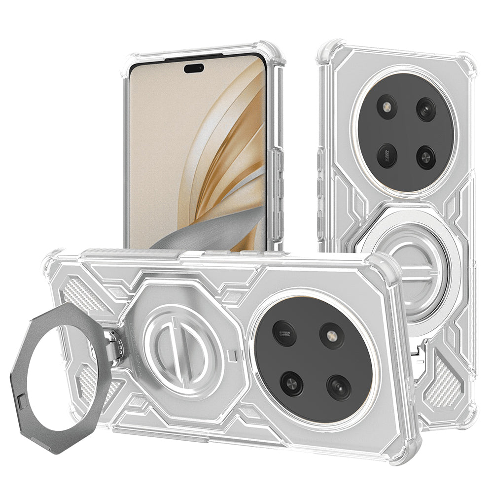 Case for Honor X9c / Magic7 Lite, Techsuit, Carbon Shield Pro, White