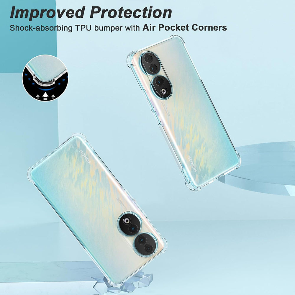 Case for Honor X9c / Magic7 Lite, Techsuit, Shockproof Clear, Transparent