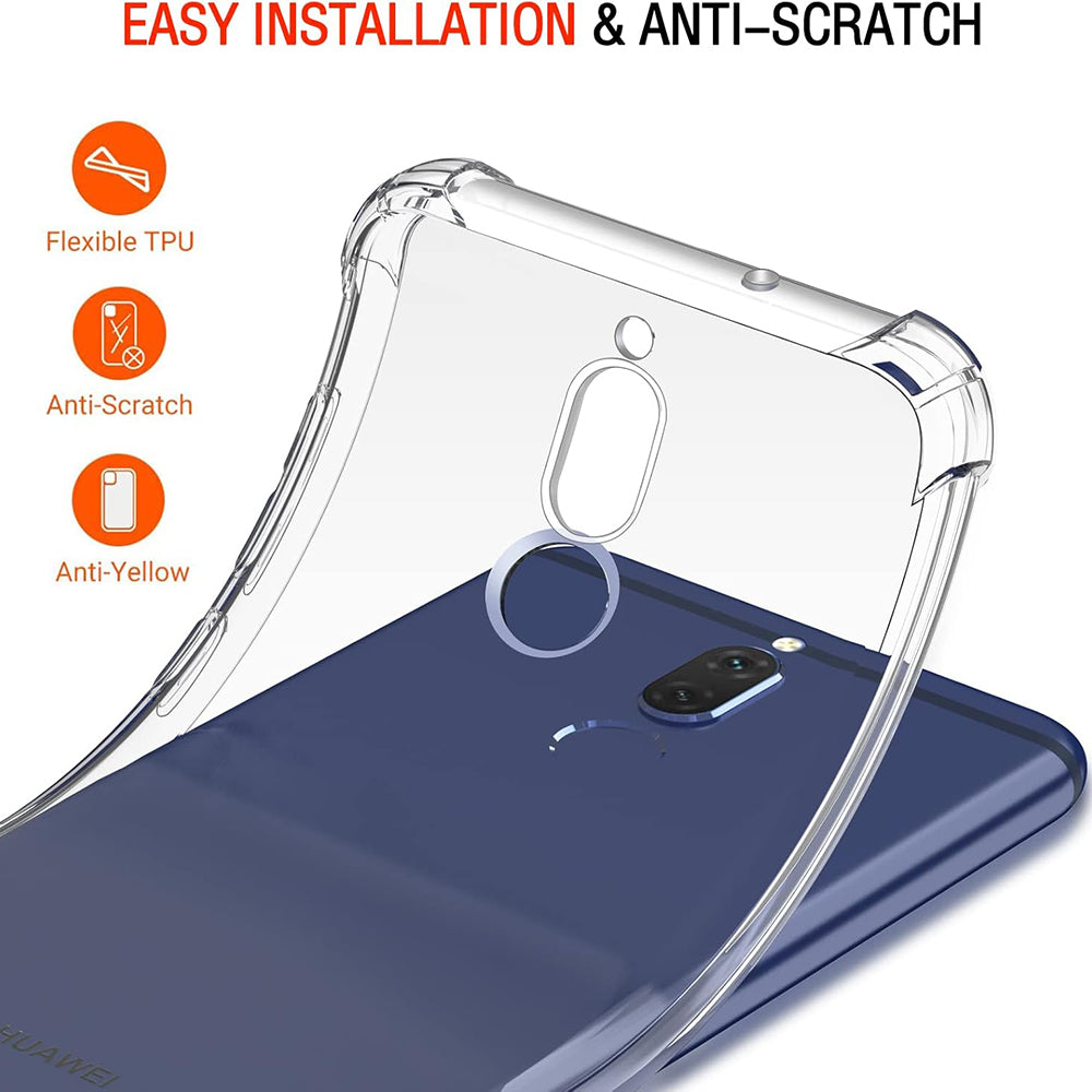 Case for Huawei Mate 10 Lite, Techsuit, Shockproof Clear, Transparent