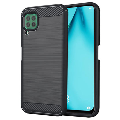 Case for Huawei P40 lite 4G, Techsuit, Carbon, Black