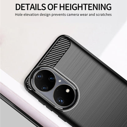 Case for Huawei P50 Pro, Techsuit, Carbon, Black