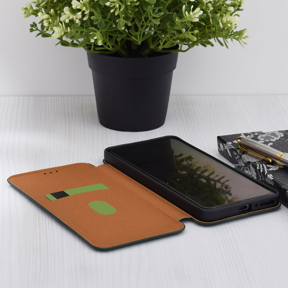 Case for Huawei Pura 70, Techsuit, Safe Wallet Plus, Green