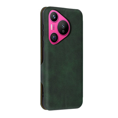 Case for Huawei Pura 70, Techsuit, Safe Wallet Plus, Green
