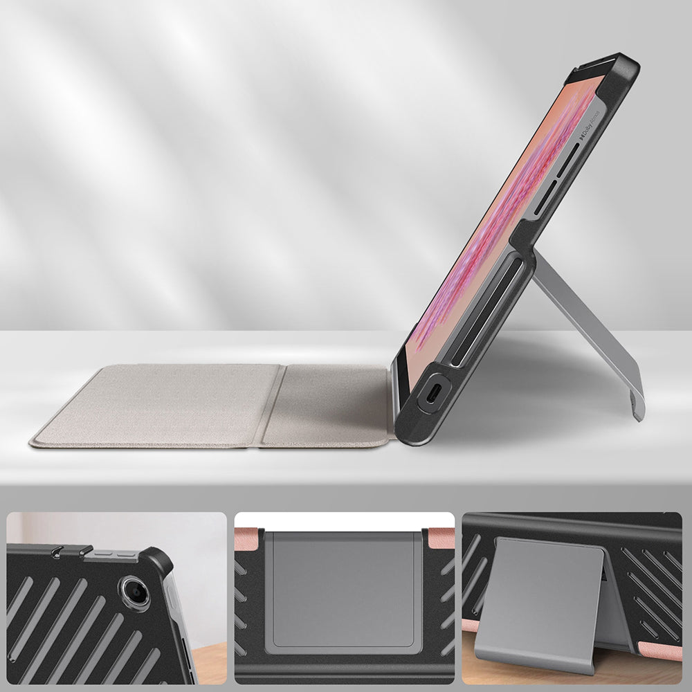 Case for Lenovo Tab Plus, Techsuit, FoldPro, Pink