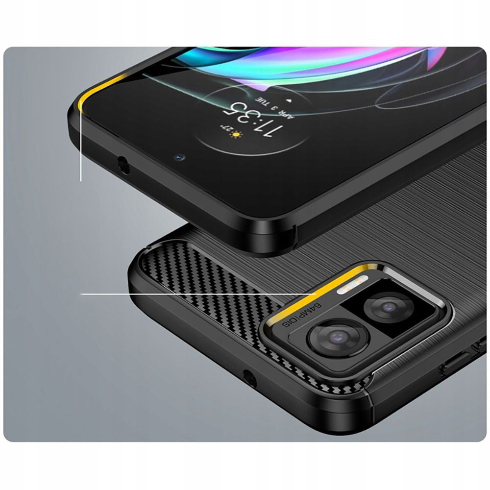 Case for Motorola Edge 30 Neo, Techsuit, Carbon, Black