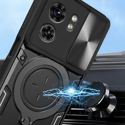 Case for Motorola Edge 40 Neo, Techsuit, CamGuard Pro, Black