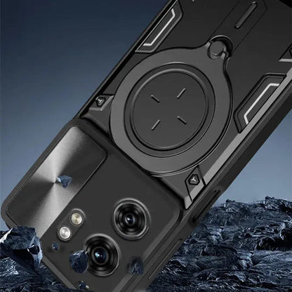 Case for Motorola Edge 40 Neo, Techsuit, CamGuard Pro, Black