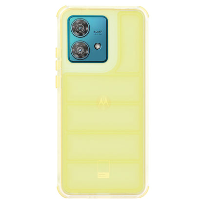 Case for Motorola Edge 40 Neo, Techsuit, Wave Shield, Yellow