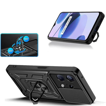 Case for Motorola Edge 50 Pro, Techsuit, CamShield, Black