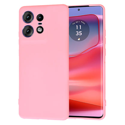 Case for Motorola Edge 50 Pro, Techsuit, SoftFlex, Light Pink
