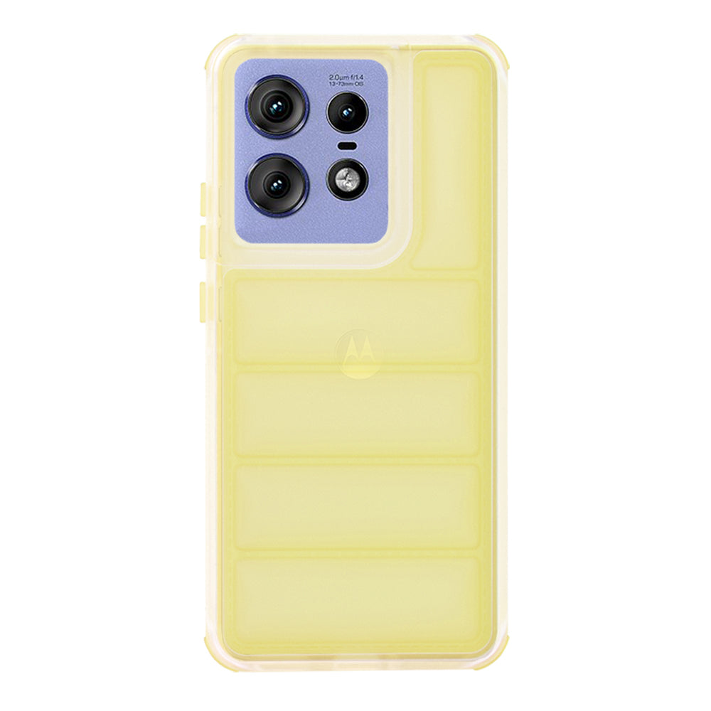Case for Motorola Edge 50 Pro, Techsuit, Wave Shield, Yellow