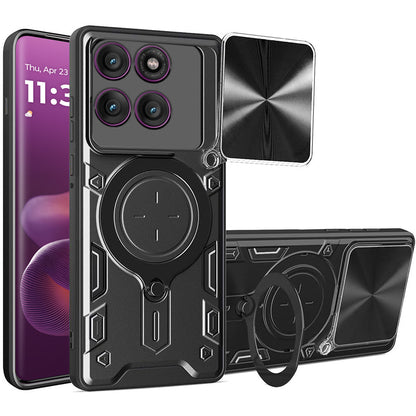 Case for Motorola Edge 60 Pro, Techsuit, CamGuard Pro, Black