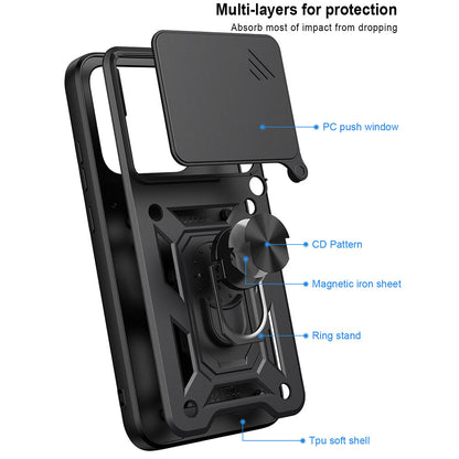 Case for Motorola Edge 70 Pro, Techsuit, CamShield, Blue