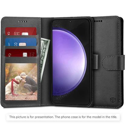 Case for Motorola Moto E15 / G05, Techsuit, Diary Book, Black