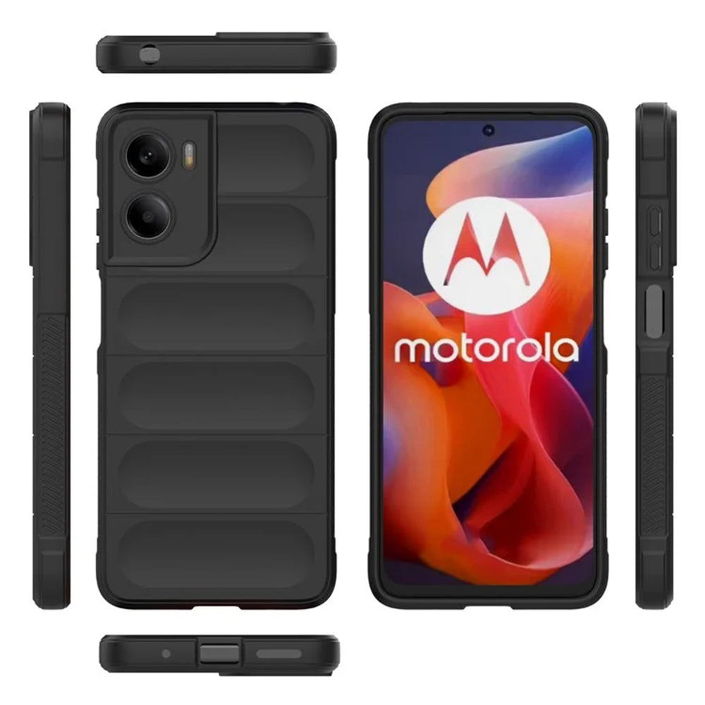 Case for Motorola Moto E15 / G05, Techsuit, Magic Shield, Black