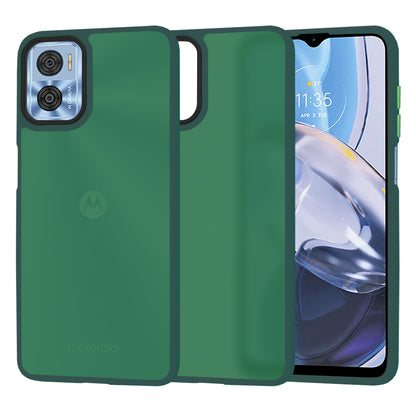 Case for Motorola Moto E22i / E22, Techsuit, HaloFrost, Green