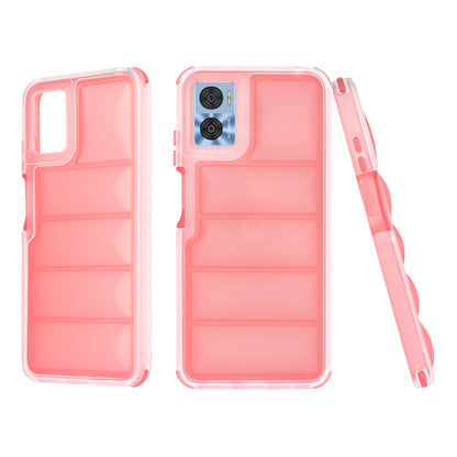 Case for Motorola Moto E22i / E22, Techsuit, Wave Shield, Red