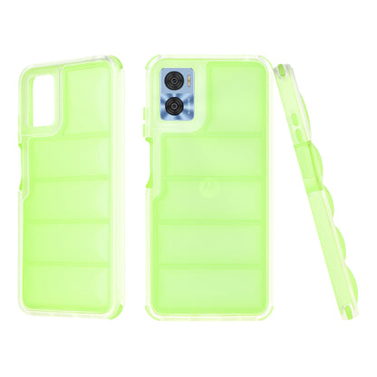 Case for Motorola Moto E22i / E22, Techsuit, Wave Shield, Green