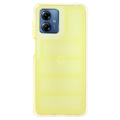 Case for Motorola Moto G14, Techsuit, Wave Shield, Yellow