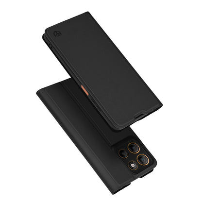 Case for Motorola Moto G15 / G15 Power, Techsuit, Magskin Book, Black