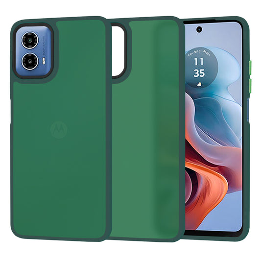 Case for Motorola Moto G45 / G34, Techsuit, HaloFrost, Green