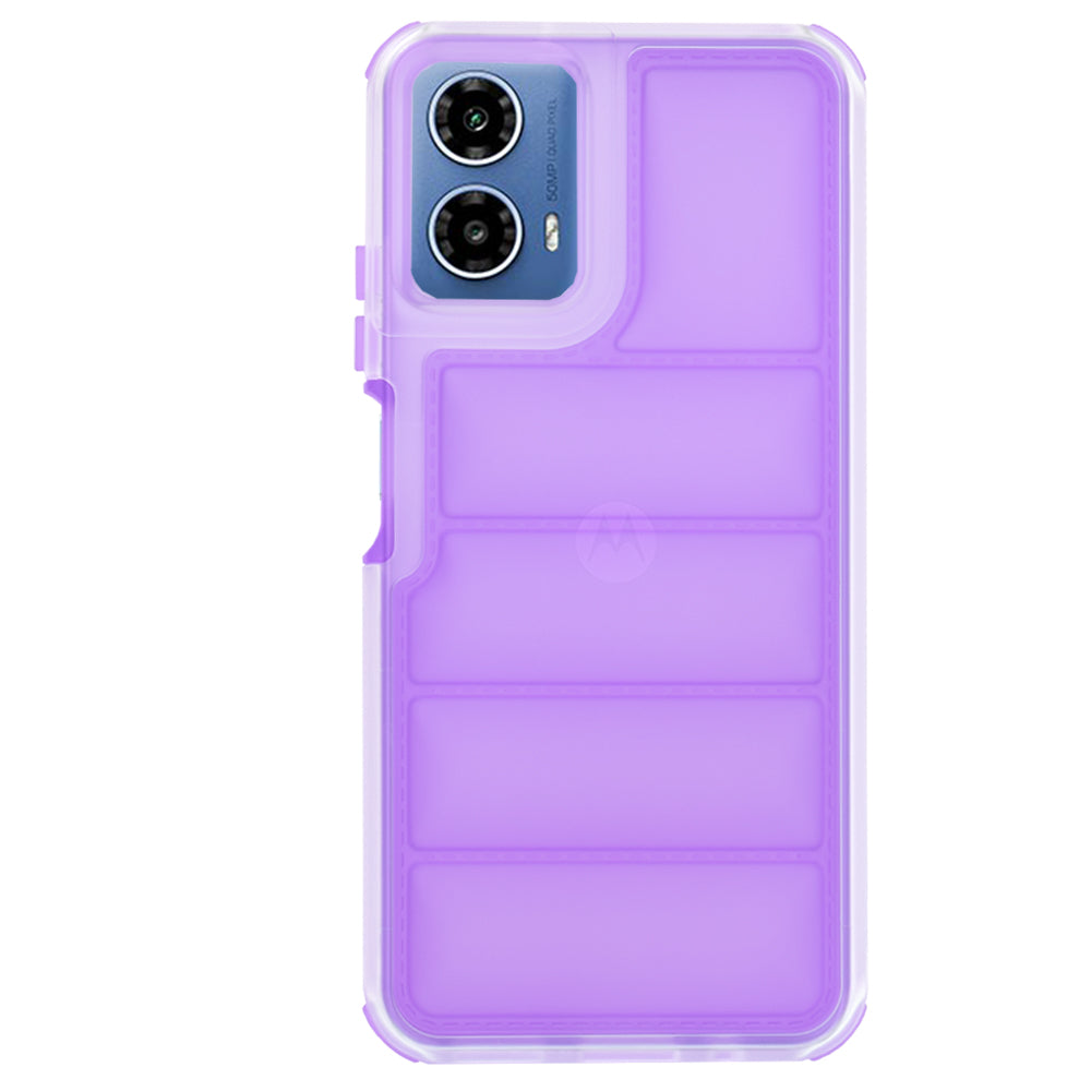 Case for Motorola Moto G45 / G34, Techsuit, Wave Shield, Purple