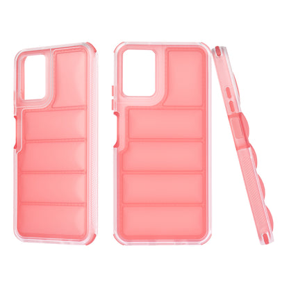Case for Motorola Moto G45 / G34, Techsuit, Wave Shield, Red