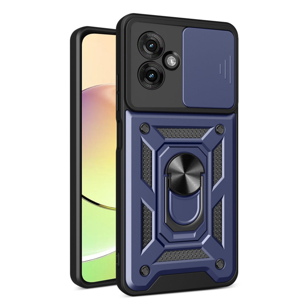 Case for Motorola Moto G55, Techsuit, CamShield, Blue