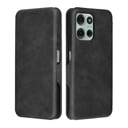Case for Motorola Moto G75, Techsuit, Safe Wallet Plus, Black