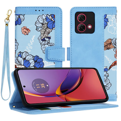 Case for Motorola Moto G84, Techsuit, FlipCraft, Blue