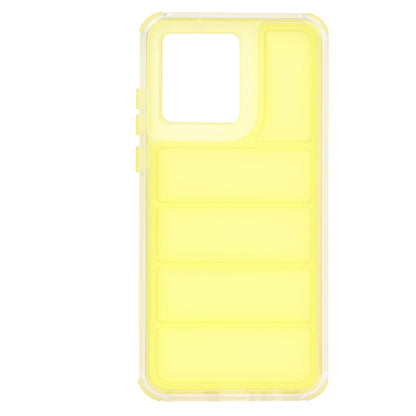 Case for Motorola Moto G84, Techsuit, Wave Shield, Yellow