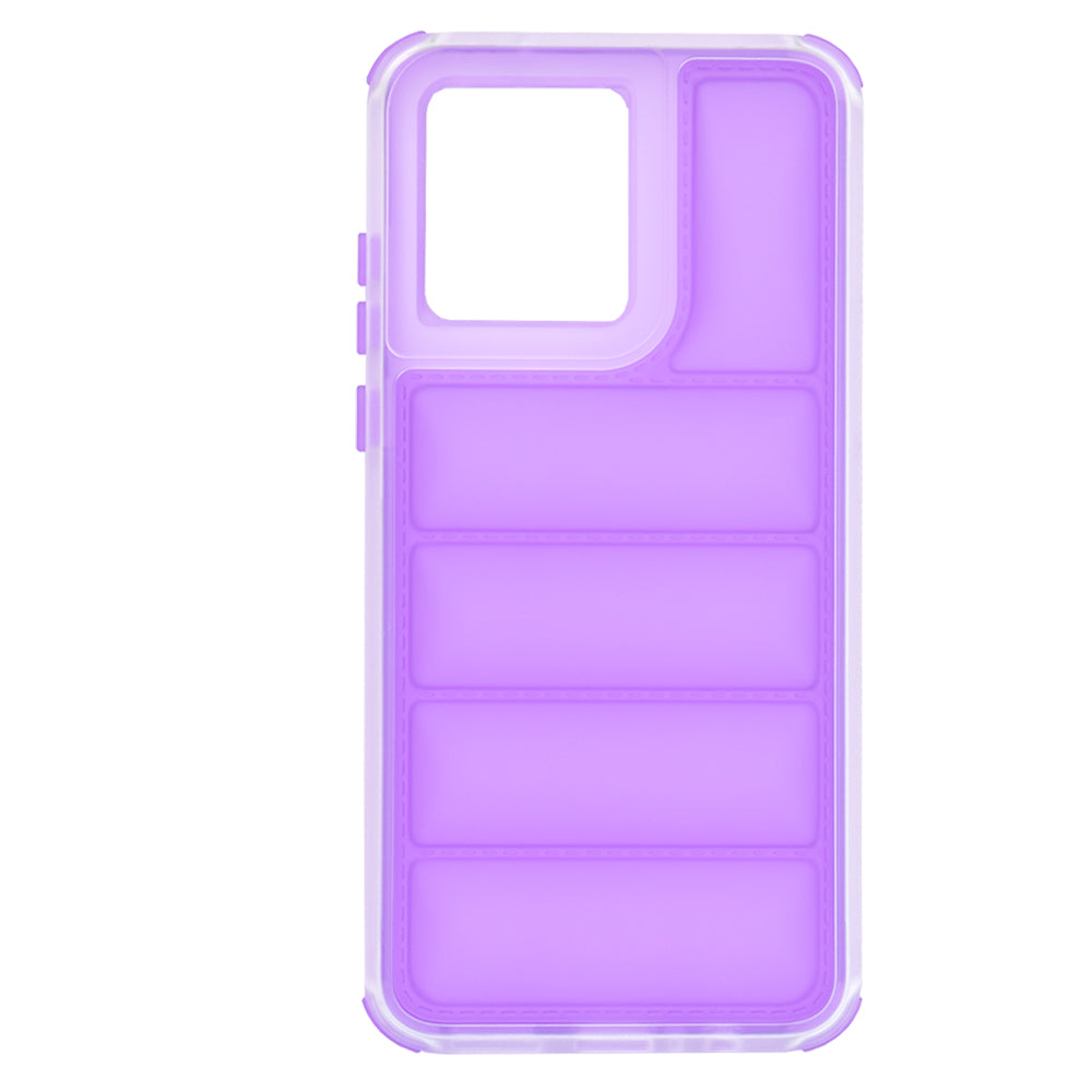 Case for Motorola Moto G84, Techsuit, Wave Shield, Purple
