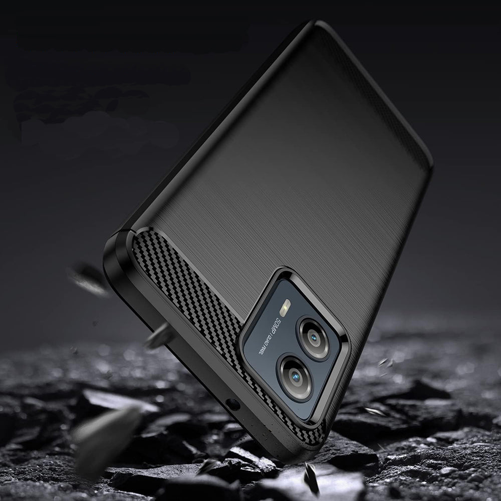 Case for Motorola Moto G85, Techsuit, Carbon, Black