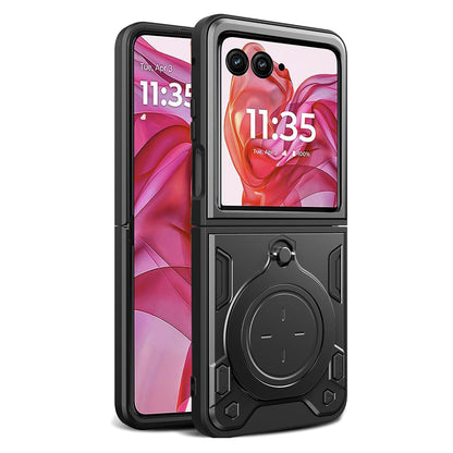 Case for Motorola Razr 50 Ultra, Techsuit, CamGuard Pro, Black