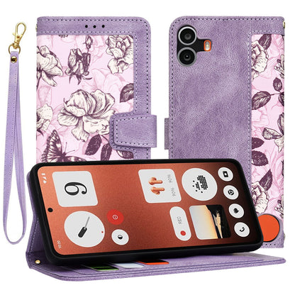 Case for Nothing CMF Phone 1, Techsuit, FlipCraft, Purple